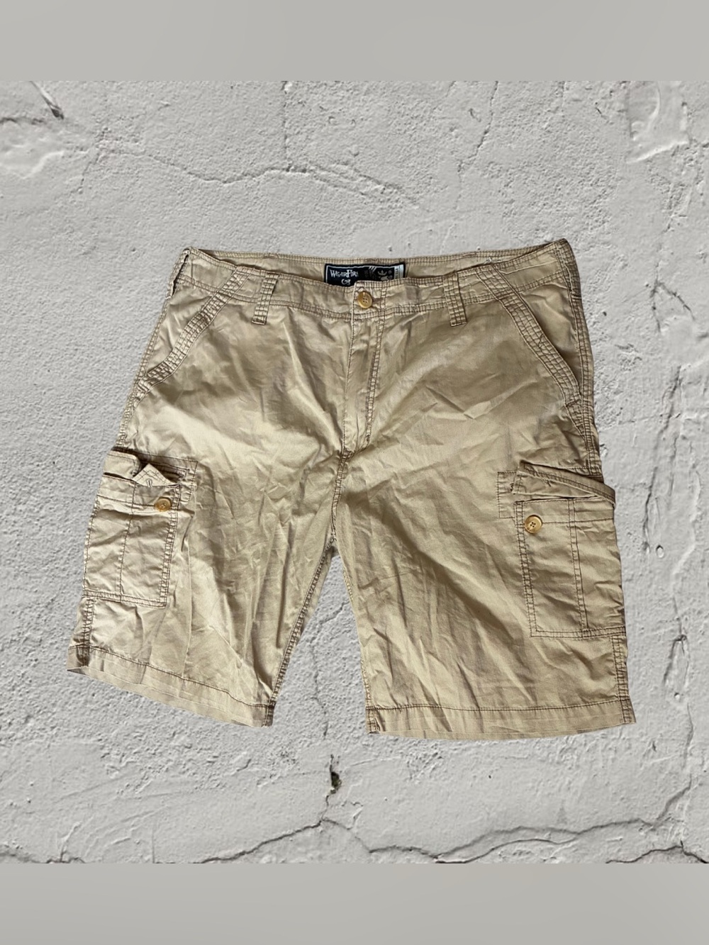 Y2K Wear First Skater Tan Cargo Jorts